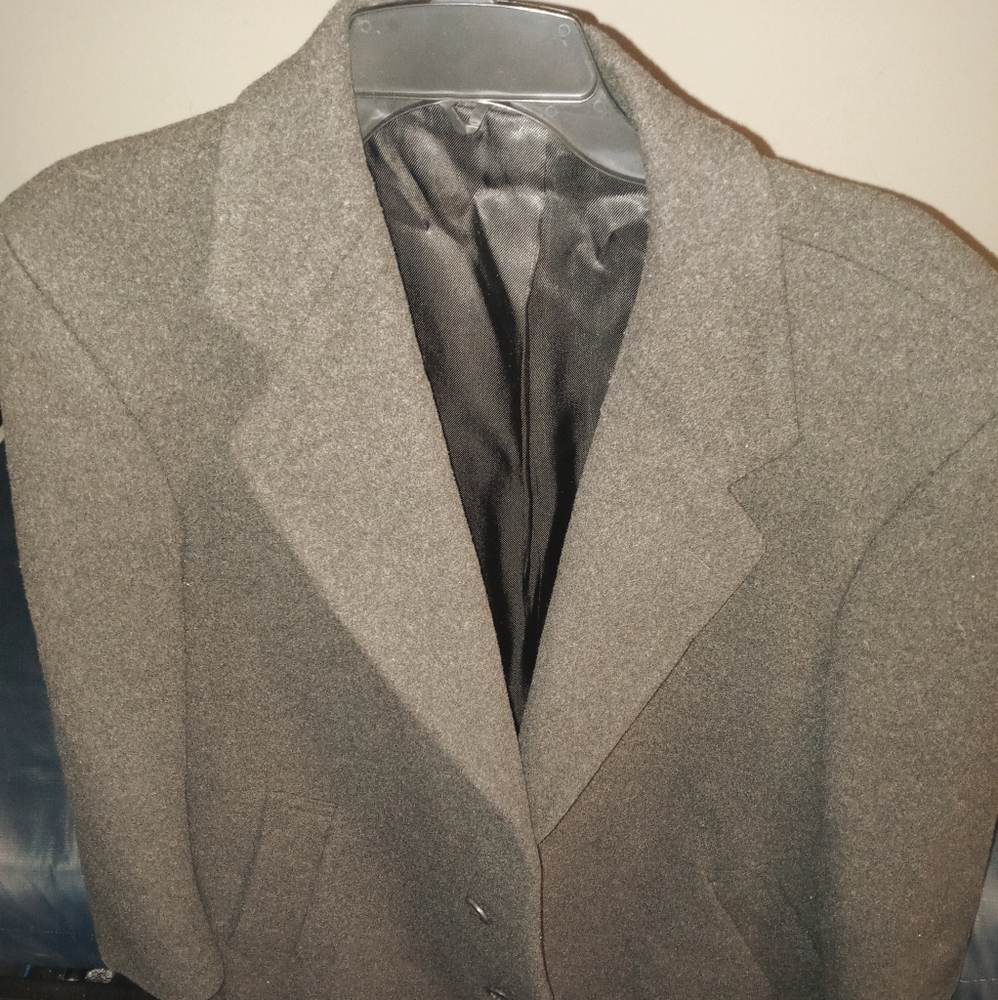Silver Cloud Cashmere Trench Coat